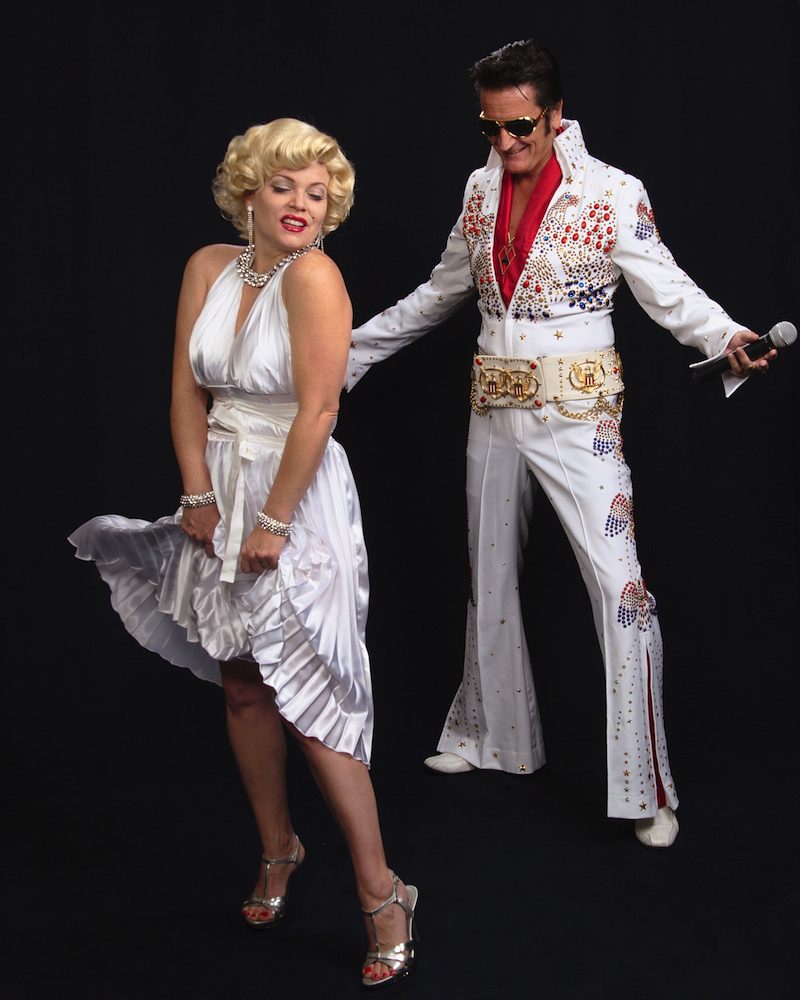 Elvis and Marilyn act