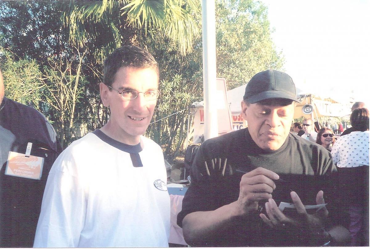 Yours truly with Al Jarreau in 2001