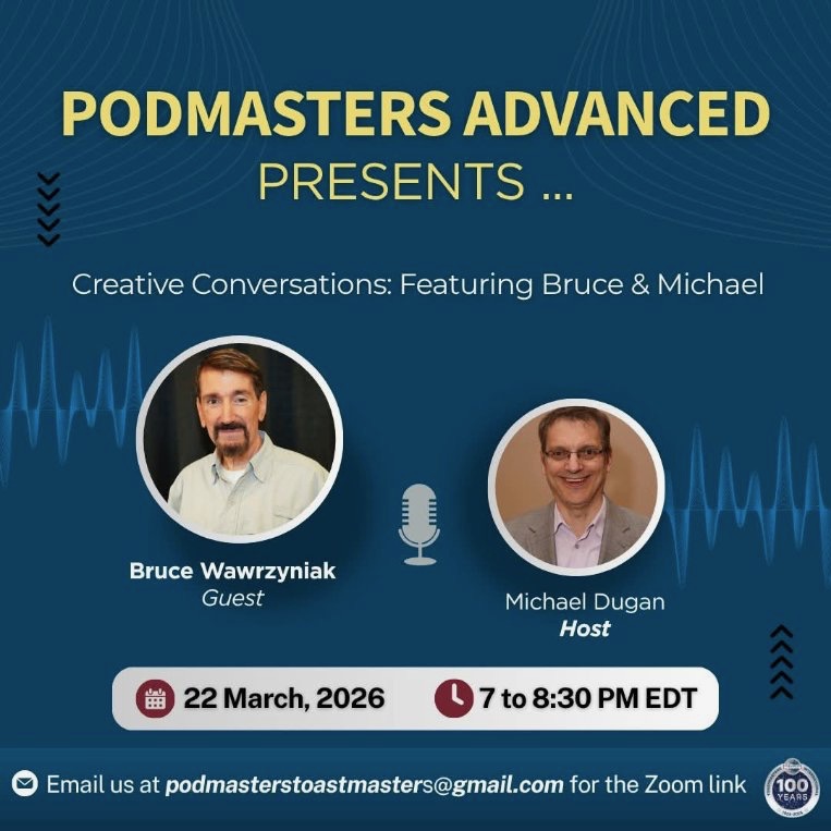 Podmasters Toastmasters promo