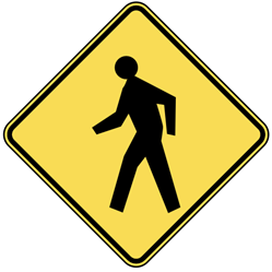 Walking sign
