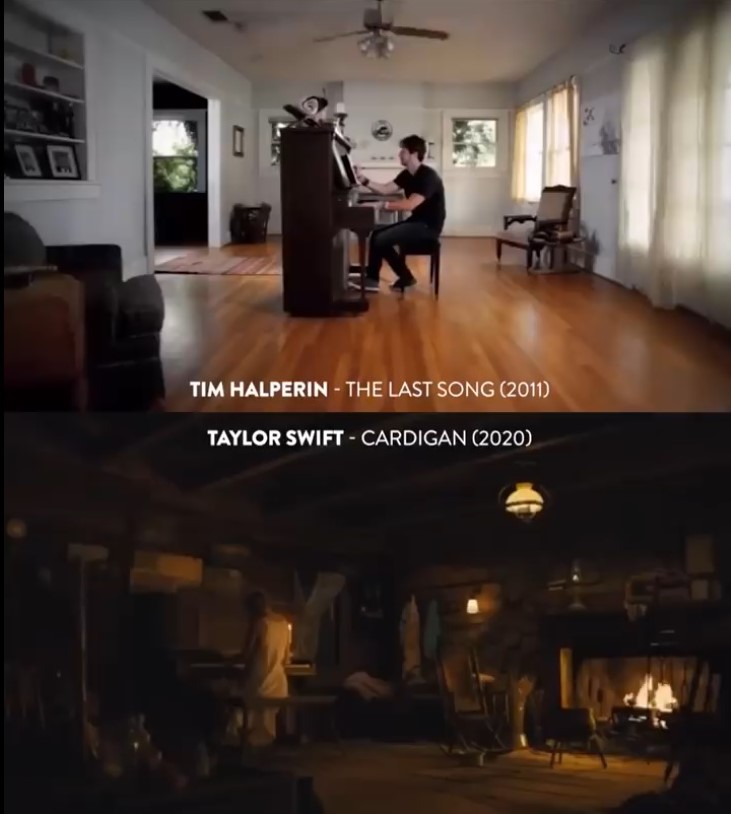 Tim Halperin Taylor Swift video comparison