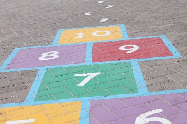 Hopscotch countdown