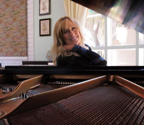 Darlene Koldenhoven at the piano