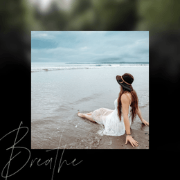 Single artwork provided by Michelle Calder for Breathe single